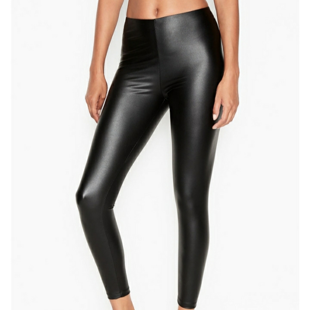 Victorias Secret Faux Leather Leggings